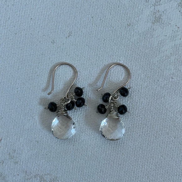 Sterling Silver Drop Earrings - Picture 1 of 2